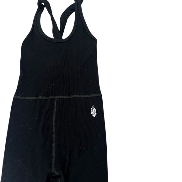 Free People X FP Movement Free Throw Jumpsuit Black Ribbed - MSRP $80 - Picture 7 of 8
